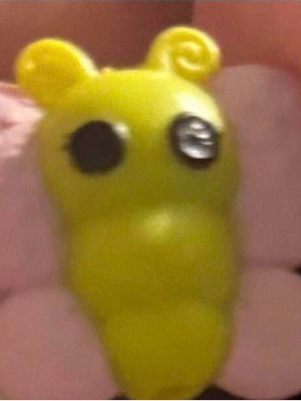 Yellow Kids Toy Figurine - Cute Collectible